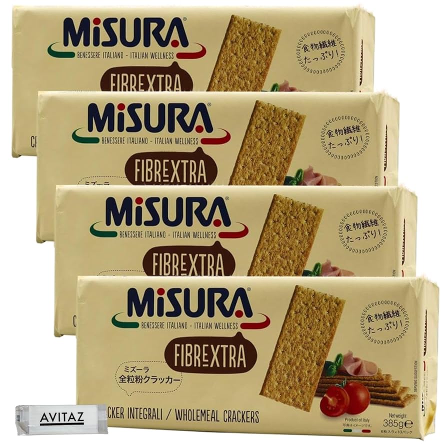 Amazon | ミズーラ 全粒粉クラッカー 385g×4個 食物繊維が豊富